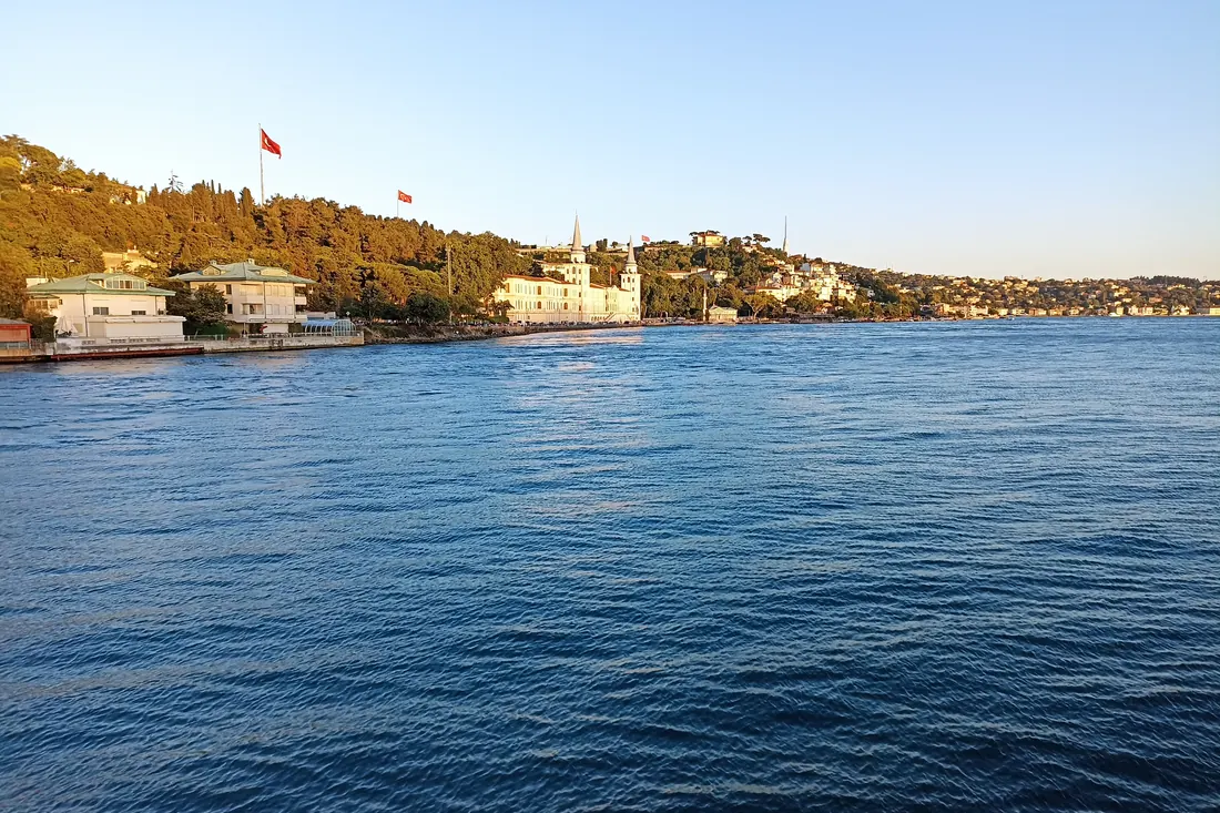 Asian shore waterfront