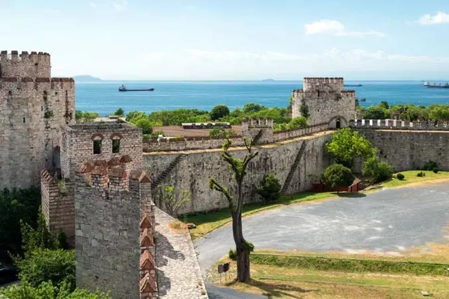 The Theodosian city walls of Constantinople