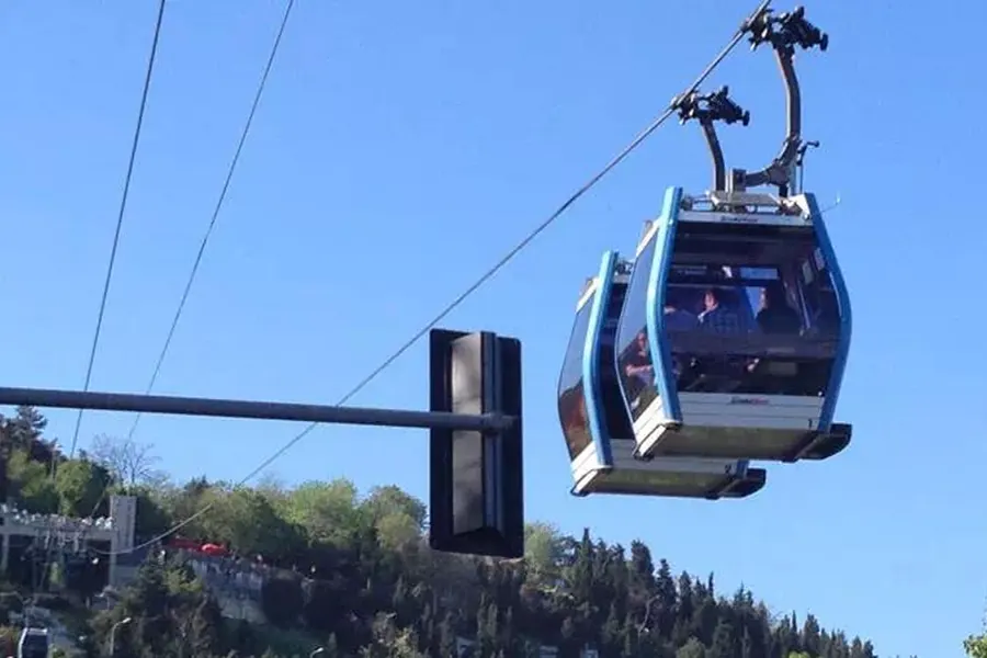 Cable car between Eyüp and Pierre Loti Hill
