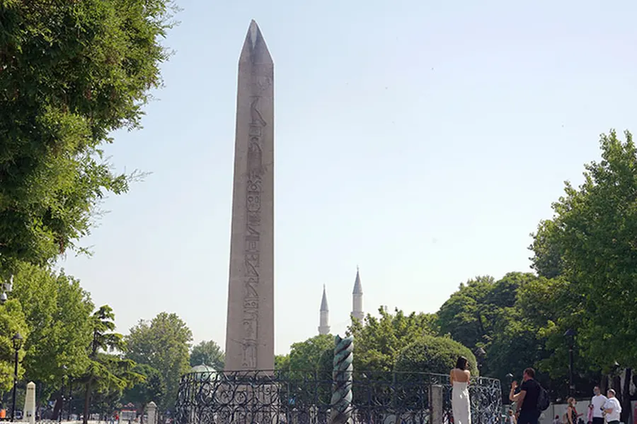 The Hippodrome and its obelisk in Sultanahmet