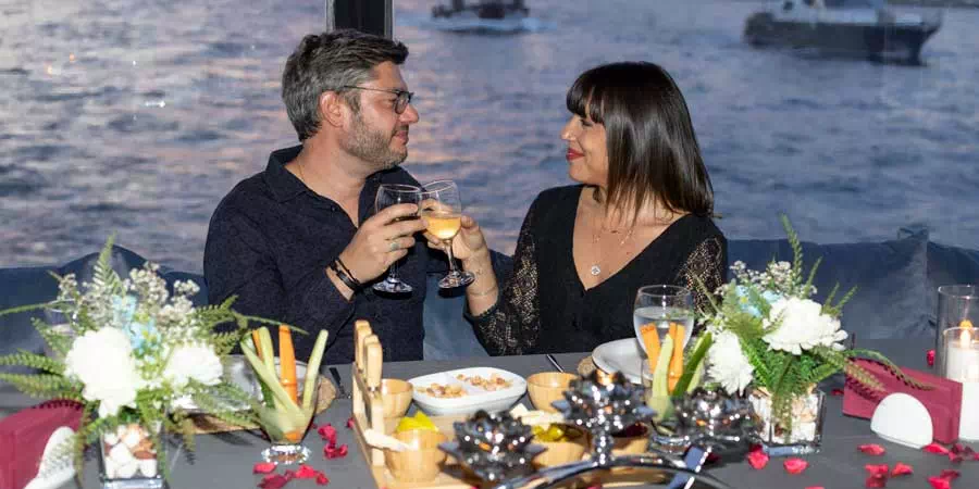 Wedding Anniversary on the Yacht