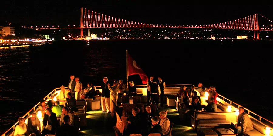 New Year Party on Istanbul Bosphorus