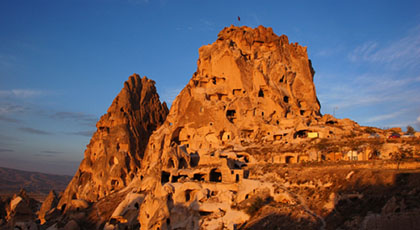 Крепость Uçhisar, Каппадокия