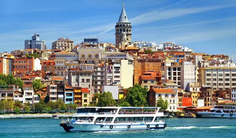 Watch istanbul from the sky, Galata Tower