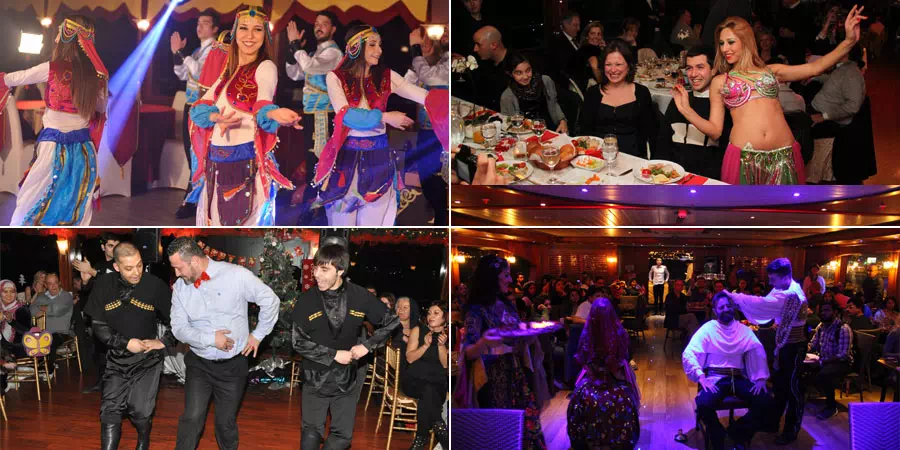 Crucero Cena por el Bosphorus con Espectáculo de Noche Turca