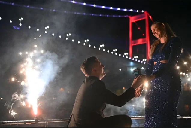 Marriage Proposal on Yacht