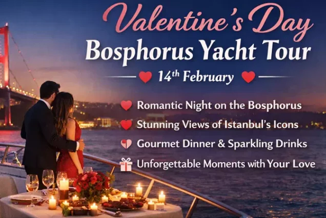 Valentine’s Day Bosphorus Yacht Tour – 14 February