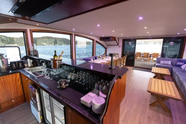 Private New Year's Eve yacht cruise on the Bosphorus
