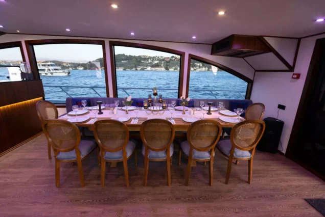 Private New Year's Eve yacht cruise on the Bosphorus