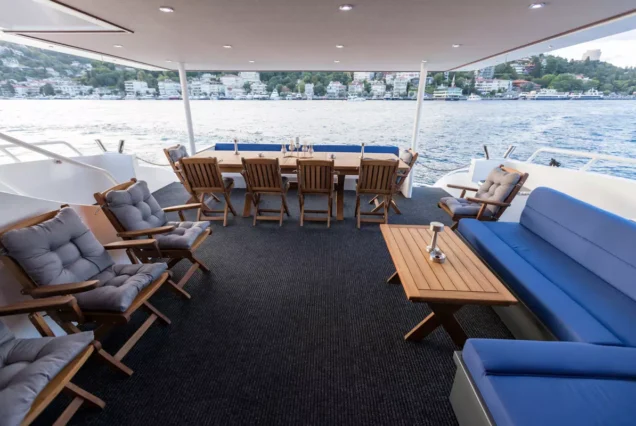 Private New Year's Eve yacht cruise on the Bosphorus