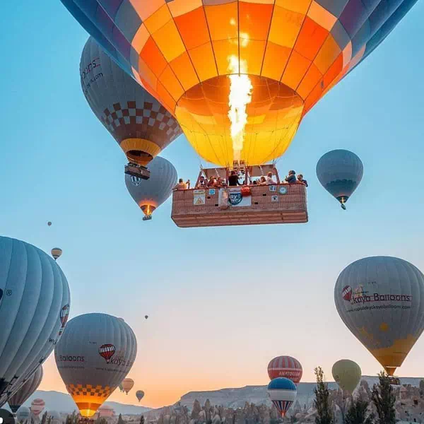 Globo aerostático en Capadocia
