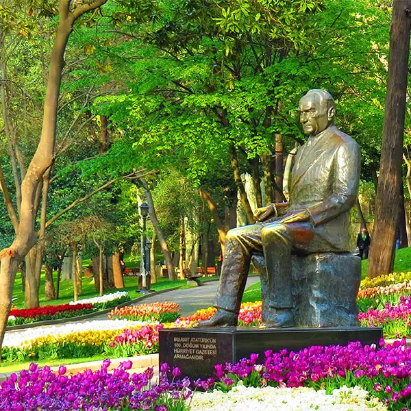 Descansa en el Parque Gulhane