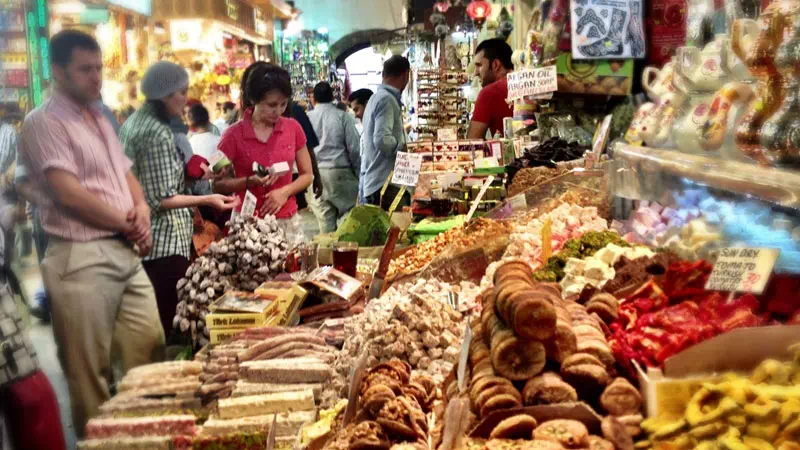 Compras en el Bazar de las Especias