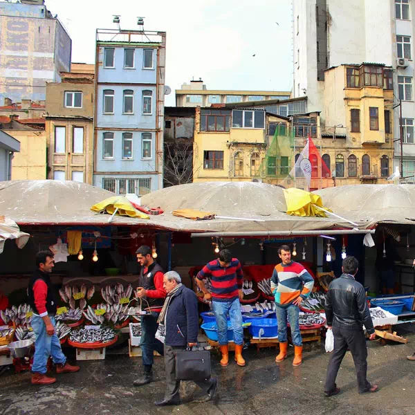 Walking towards Karaköy